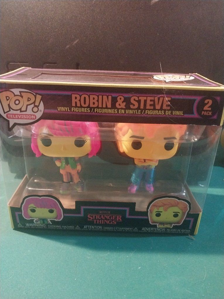 Funko Pop! Television Stranger Things Robin & Steve 2-Pack Vinyl Figures