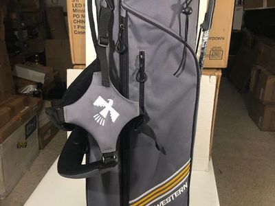 SL2 Air Walker Golf Bag w/ Northwestern Thunderbird Logo in Navy Blue or Midnight Grey - NIB