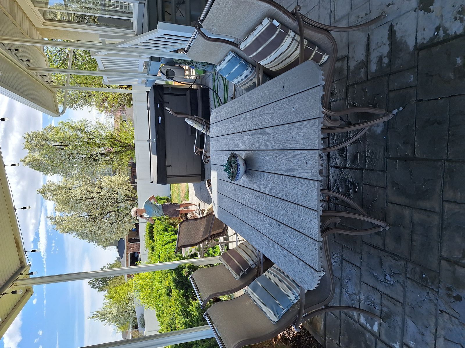 PATIO TABLE AND CHAIRS