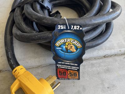 50 Amp RV Power Cord – 25 ft Camco Power Grip
