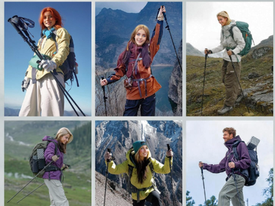 New in box hiking trekking stick