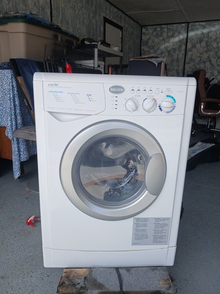 Splendide 2100XC Automatic Clothes Washer & Vented Dryer Combo - White, Front Load