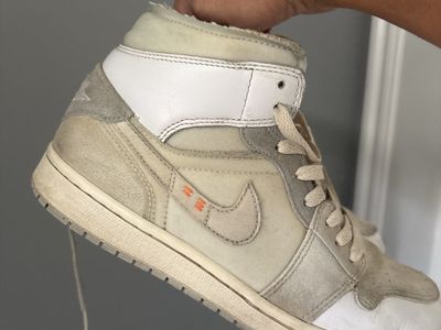 Nike Air Jordan 1 High OG CO.JP Tokyo Ivory Men's Sneakers, Size 7.5 - Visible Wear