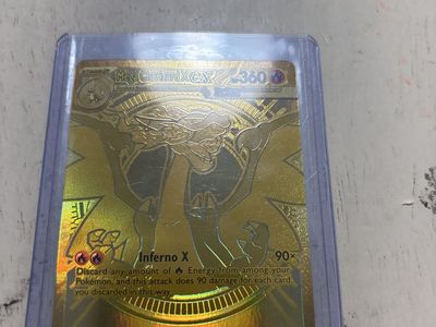 Pokemon Mega Charizard X Ex gold gem mint potential