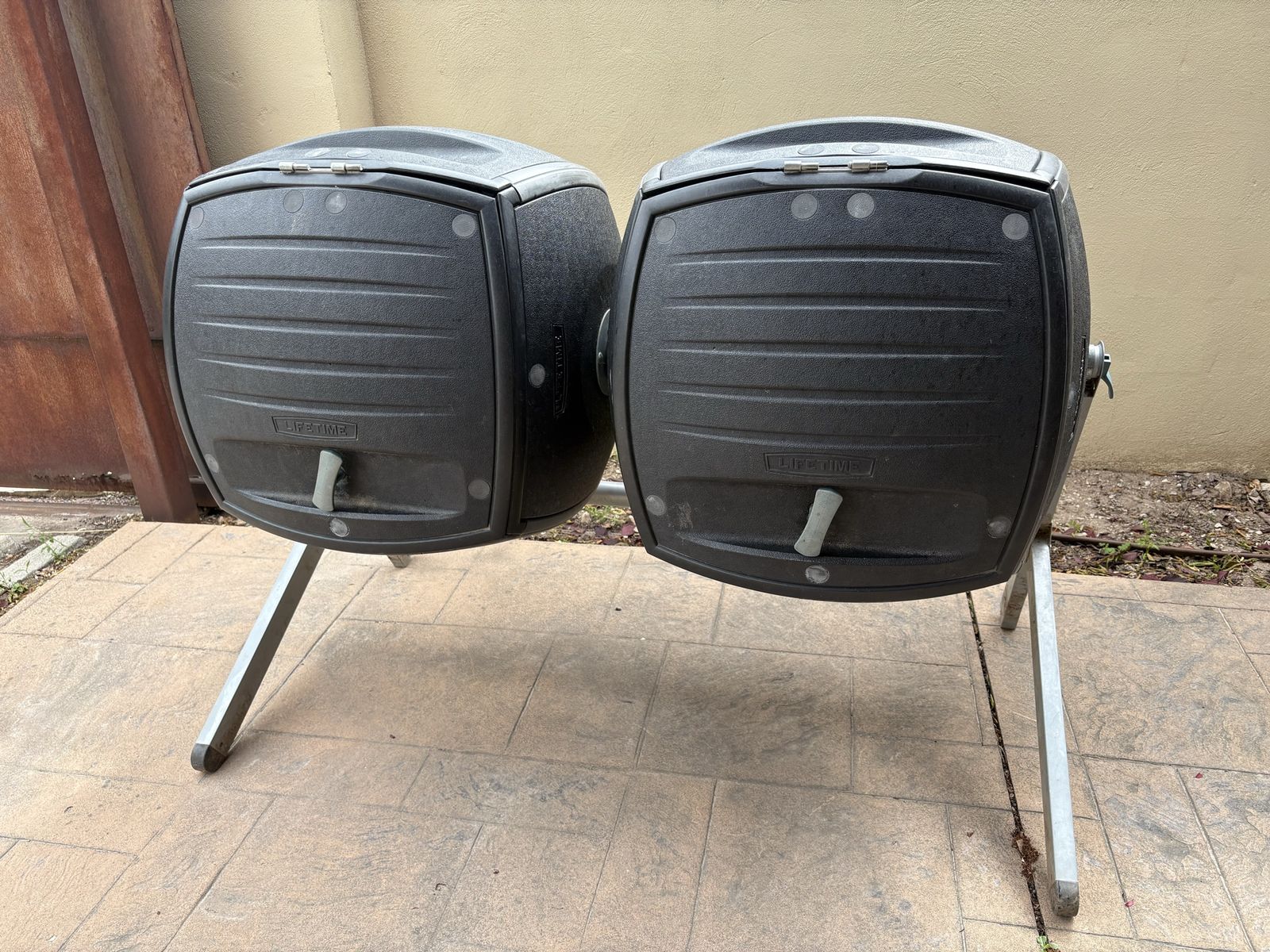 Lifetime Dual Bin Compost Tumbler Composter