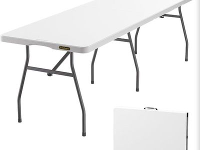 8 foot folding table