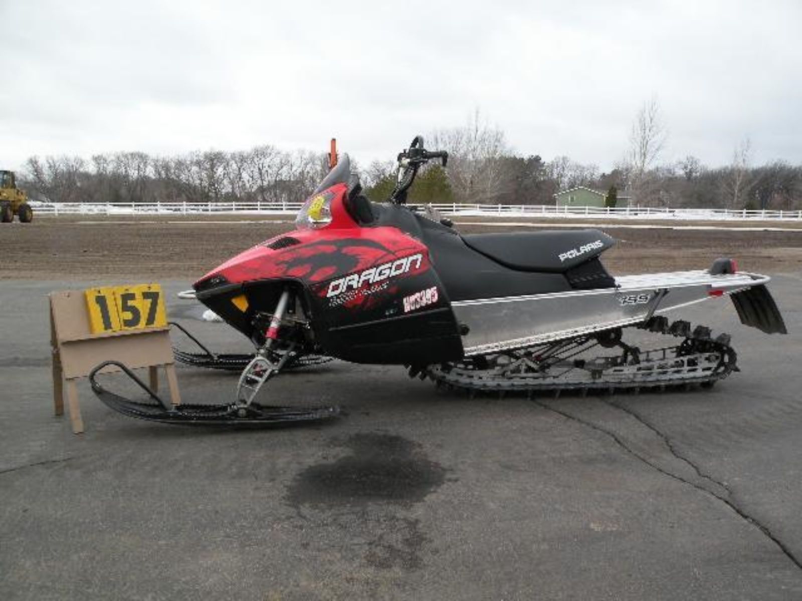 2010 Polaris 800 DRAGON RMK 155 Red/Black Dragon -
