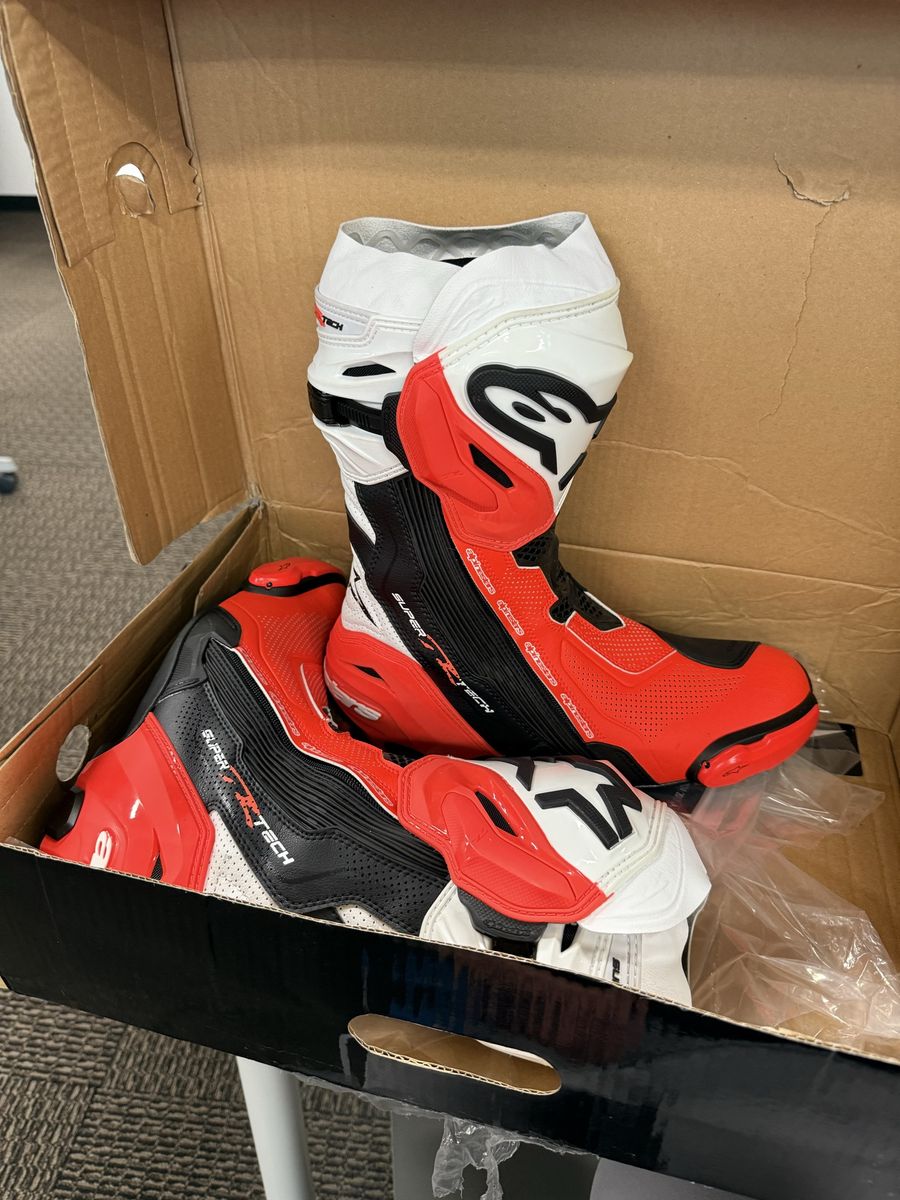 Alpinestars Supertech R Vented Boots Size 11.5