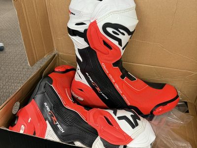 Alpinestars Supertech R Vented Boots Size 11.5