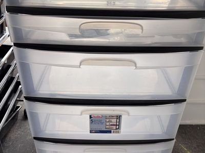 Sterilite 5-Drawer Wide Storage Drawers