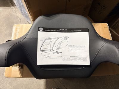 Brand new Harley-Davidson Luggage Pack Wrap Around Backrest for Motorcycles, Black