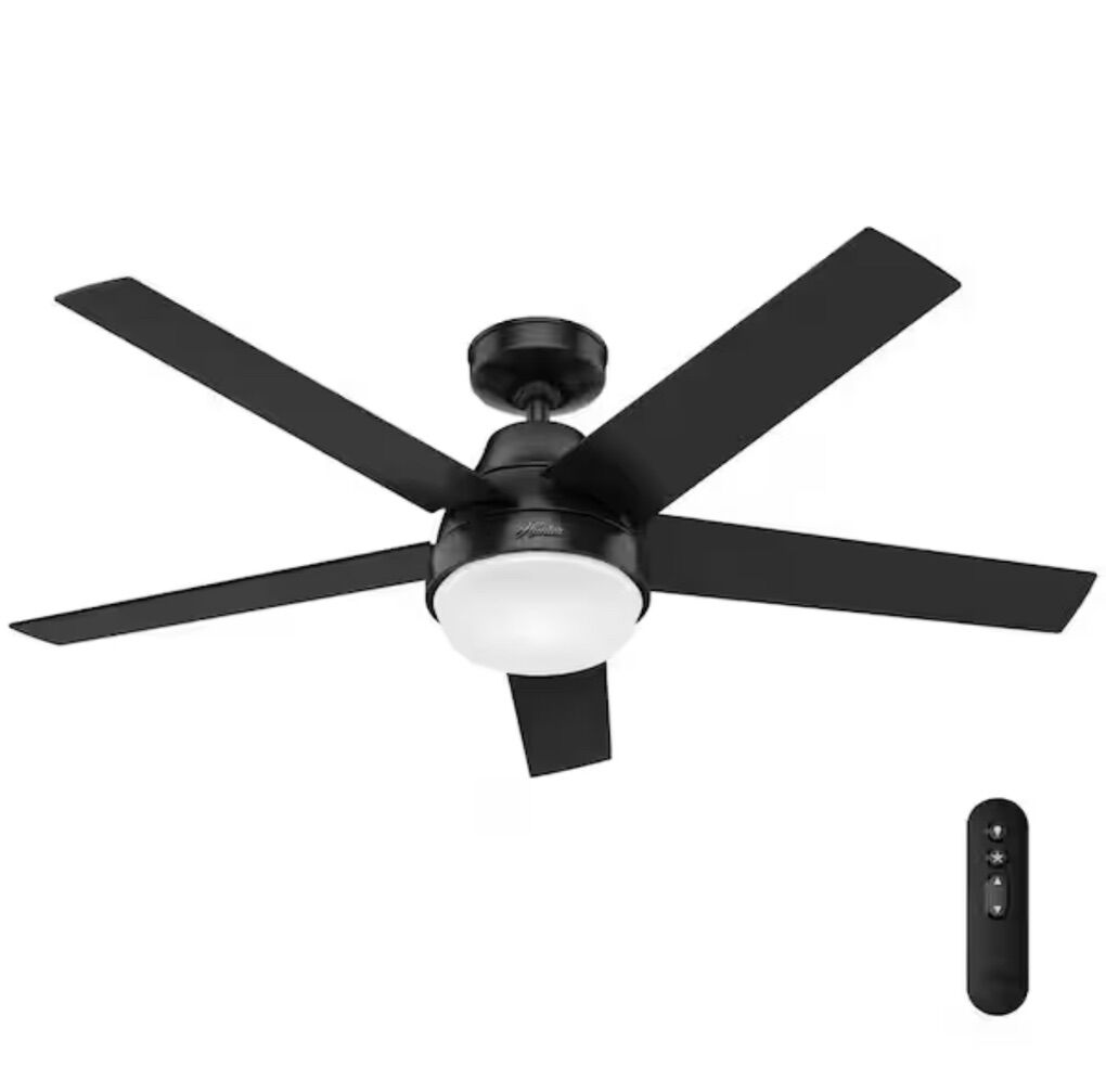 $100 LESS THAN HOME DEPOT! BRAND NEW IN BOX Hunter Aerodyne 52" Wi-Fi Smart Ceiling Fan (3 AVAILABLE)