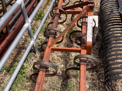 7’ solid bar spring tooth cultivator