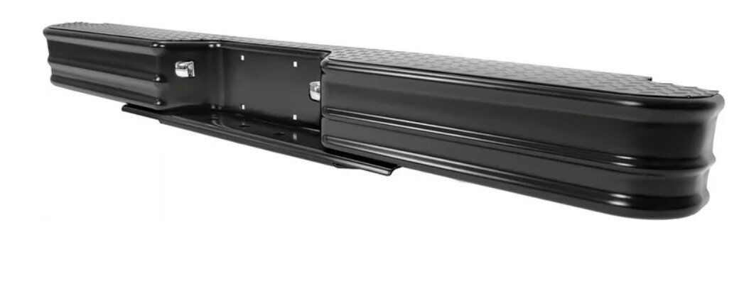 universal diamondstep rear bumper chevrolet dodge