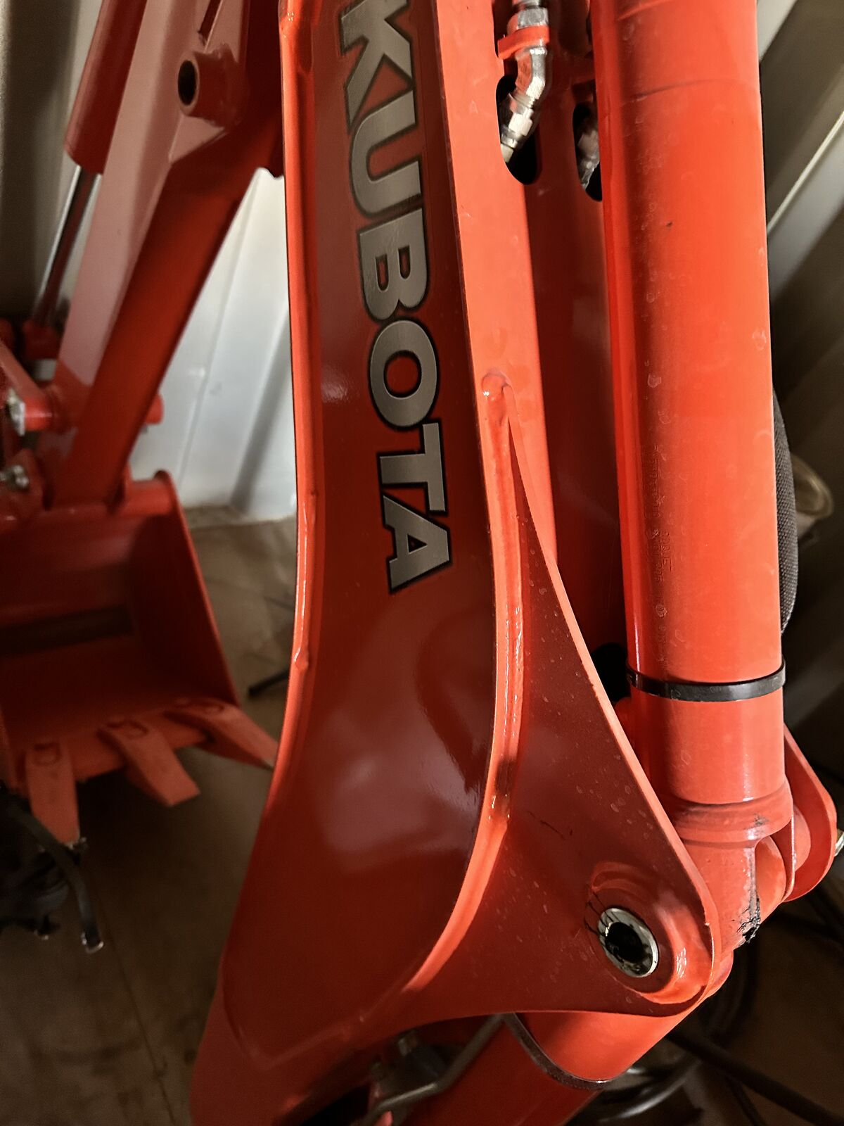 Kubota backhoe attachment