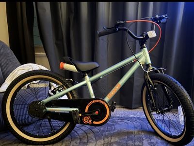 RoyalBaby E2 Kids Beginner Bike 18 Inch Blue