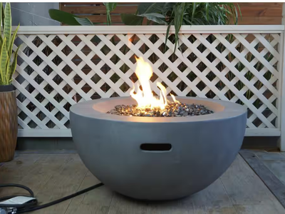 NEW Grove Park 36 inch Stone Propane Fire Pit