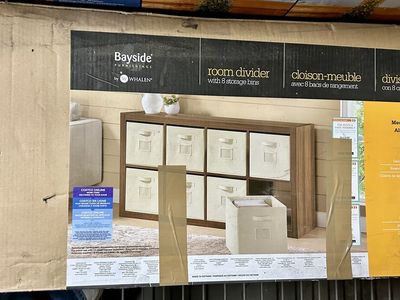 Bayside Room Shelving Unit With 8 Cubbies