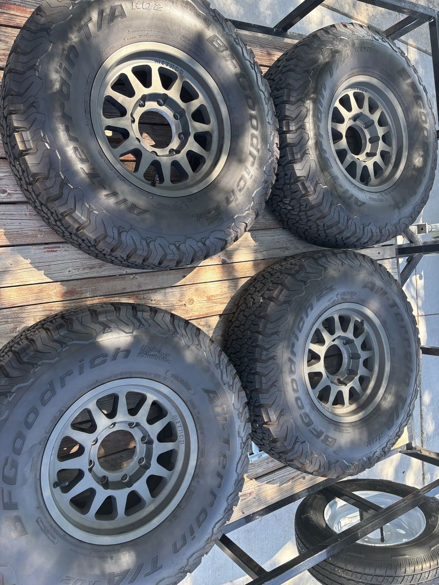 Wheels and Tires off a 2025 GMC