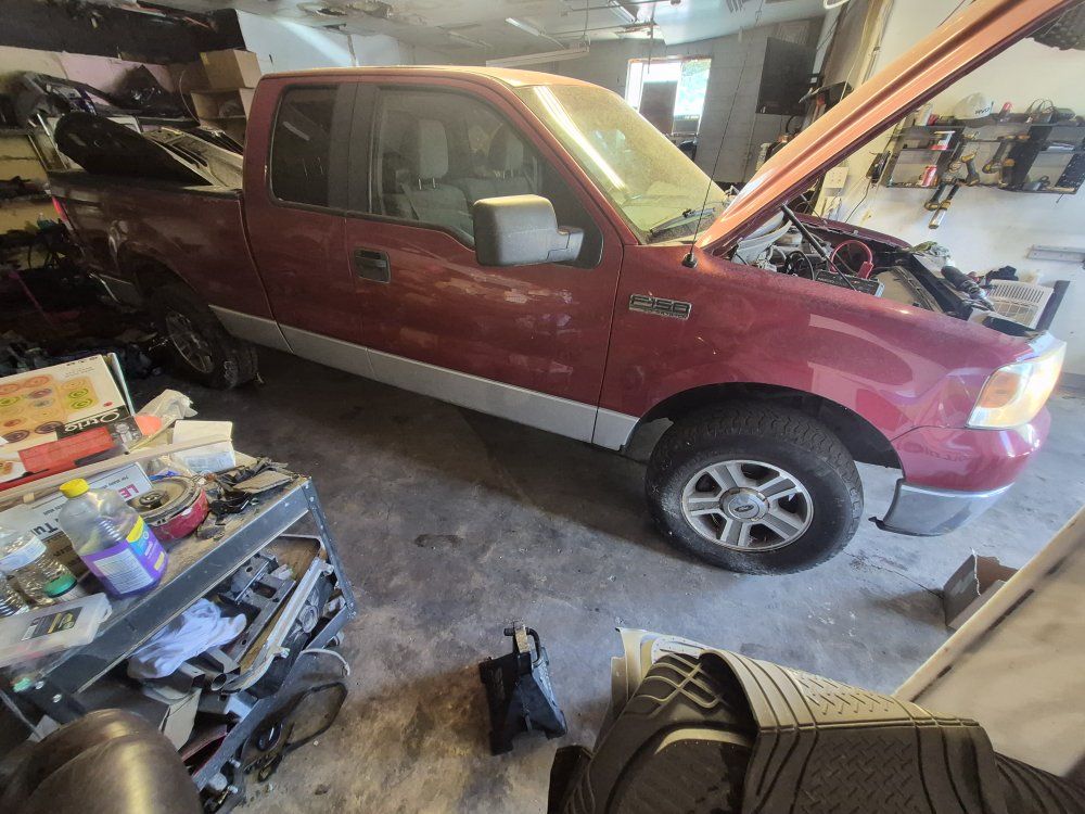 PART OUT 2007 Ford F-150 Rear Bench Seat - Gray Cloth, SuperCab part out