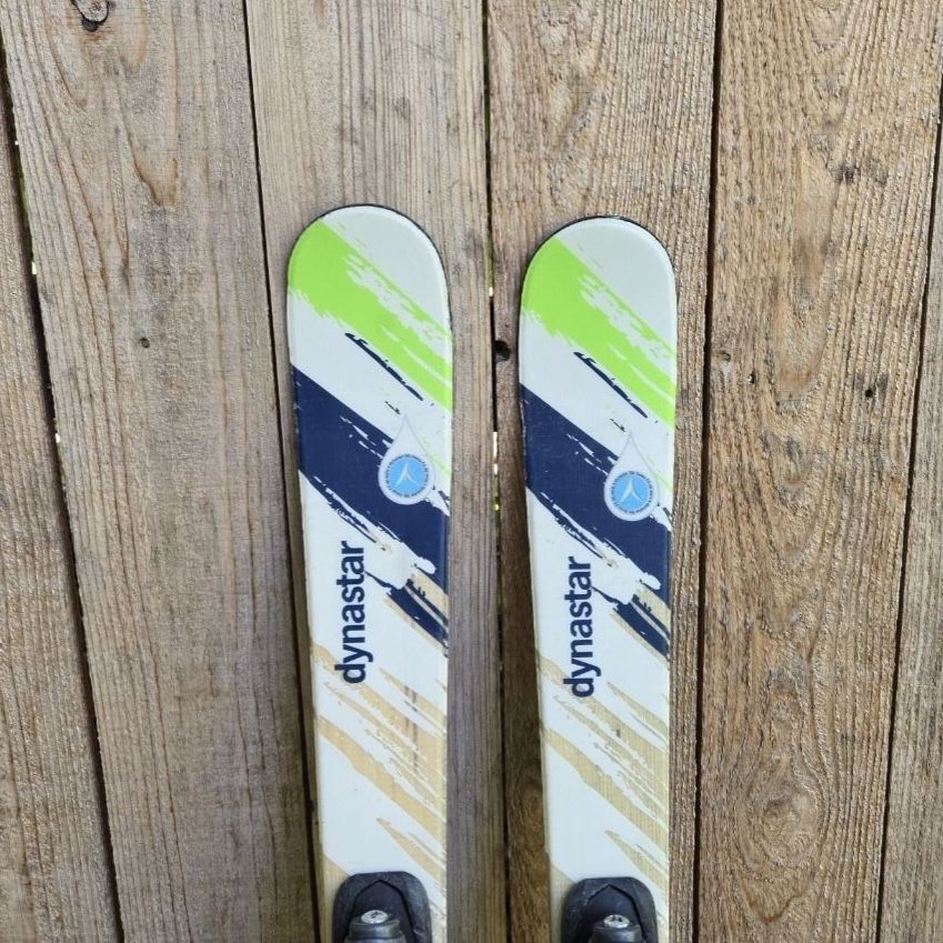 Kids JR 125 cm Dynastar 6th Sense Downhill Skis Adjustable Look Bindings
