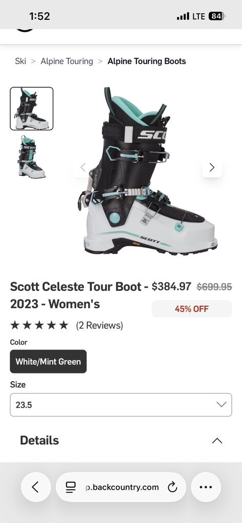 Scott Celeste Womens Touring Boot