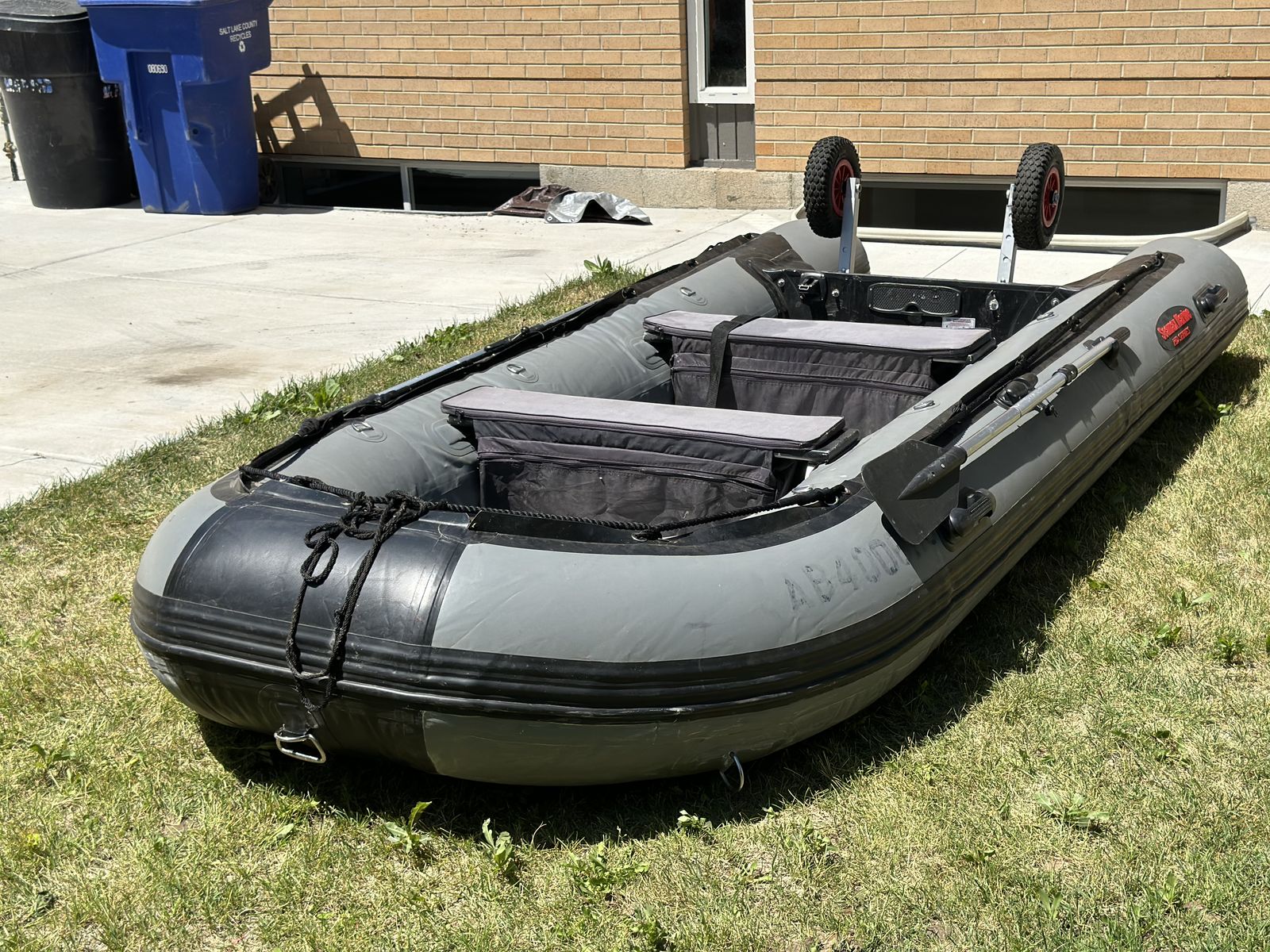 Seamax HD Series 10.8 ft Inflatable Boat - Aluminum Floor