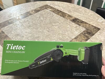 29$- Tietoc 6 Mini Cordless Electric Chainsaw
