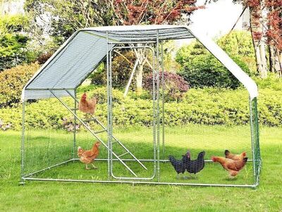 FKLUG Chicken Coop 7ft L x 10ftW x 7ft H
