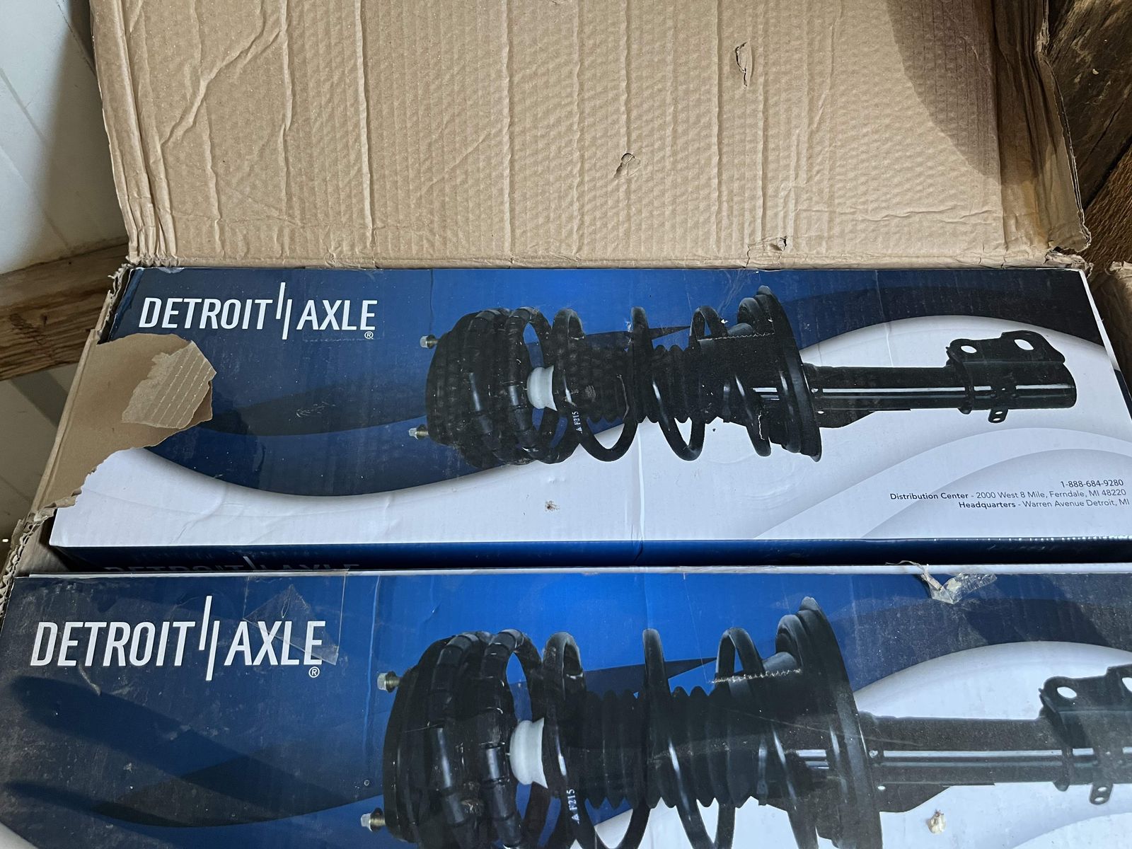 2008 -2016 Chrysler Town and Country Front Strut kit