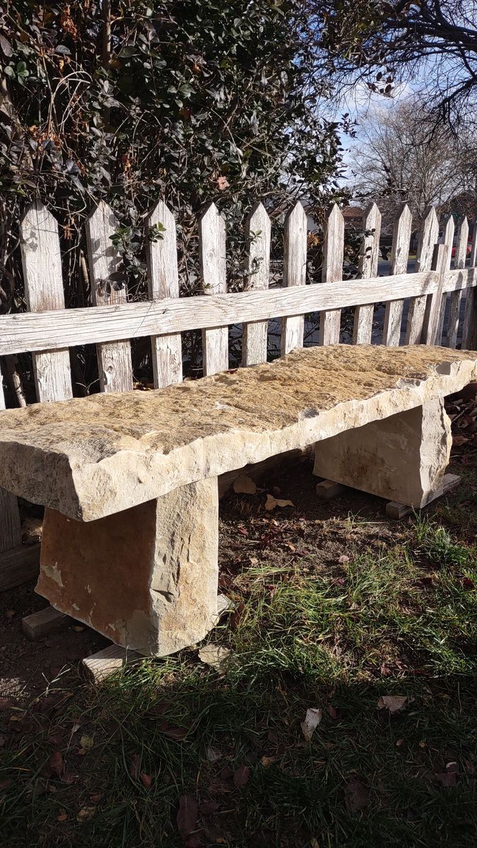 Natural Stone Bench