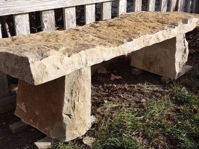 Natural Stone Bench