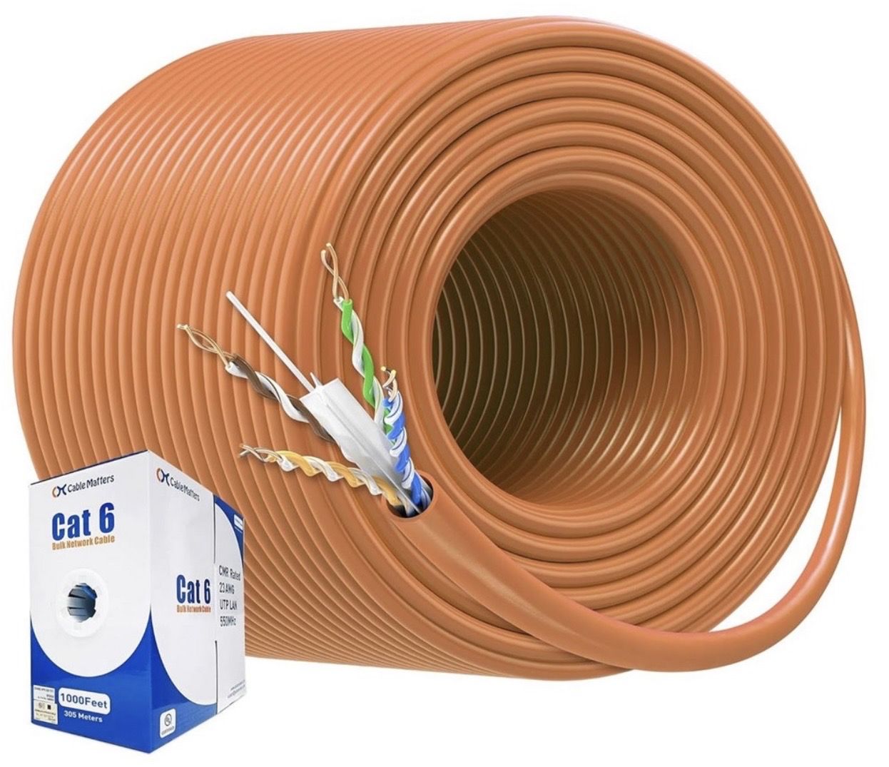 Security Camera Wire-Ethernet Install Cable 1000ft