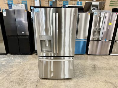 GE STAINLESS STEEL FRENCH DOOR REFRIGERATOR
