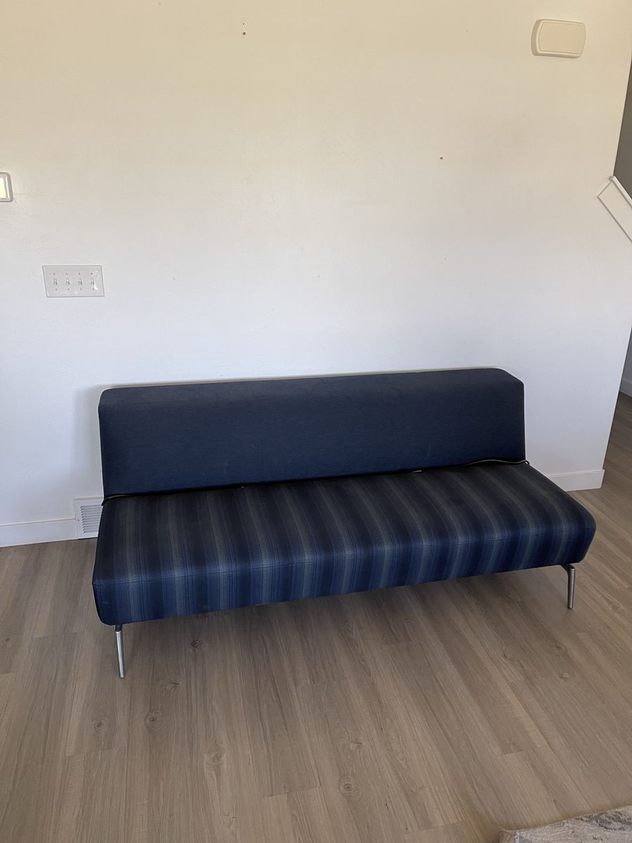 Modern Blue couch - Sleek Design, Compact Size