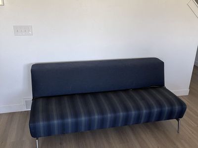 Modern Blue couch - Sleek Design, Compact Size