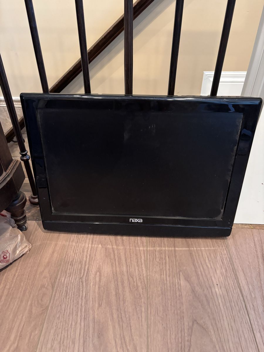 Small TV w/ built in dvd player.