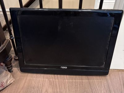 Small TV w/ built in dvd player.