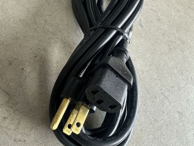 17501-10-B1 Power Cable Cord - Black