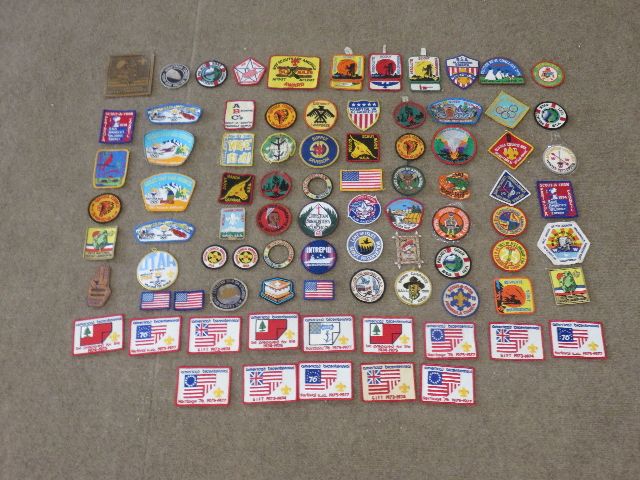 COLLECTION OF 85 BOY SCOUTS OF AMERICA PATCHES FROM THE 1960'S - EARLY 2000'S
