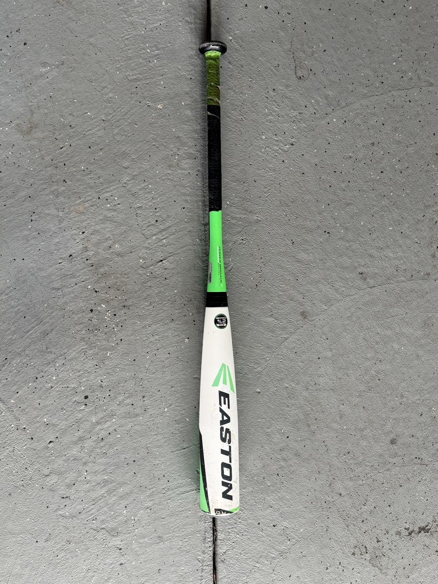 Easton S2 Power Brigade Baseball Bat - White/Green, Used Good