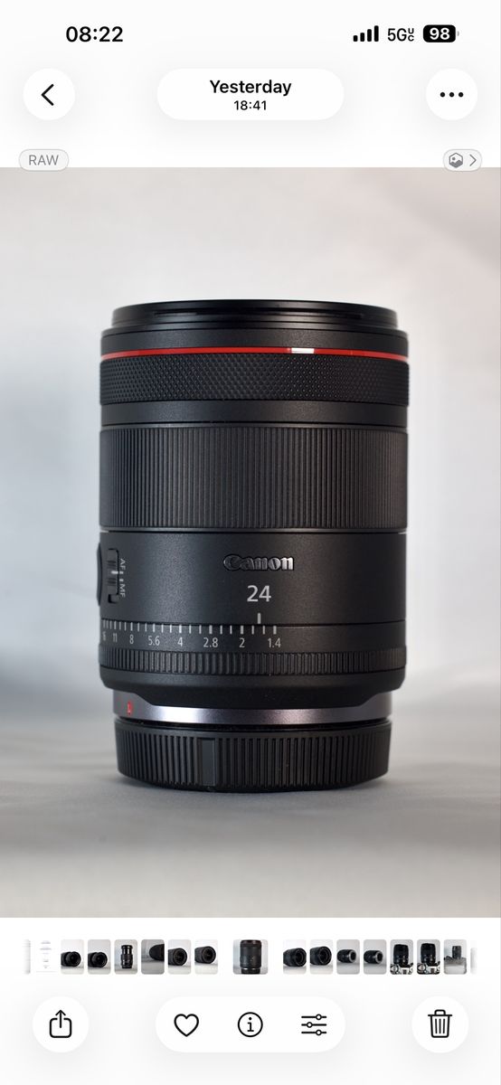 Canon RF 24mm f/1.4 L VCM Lens