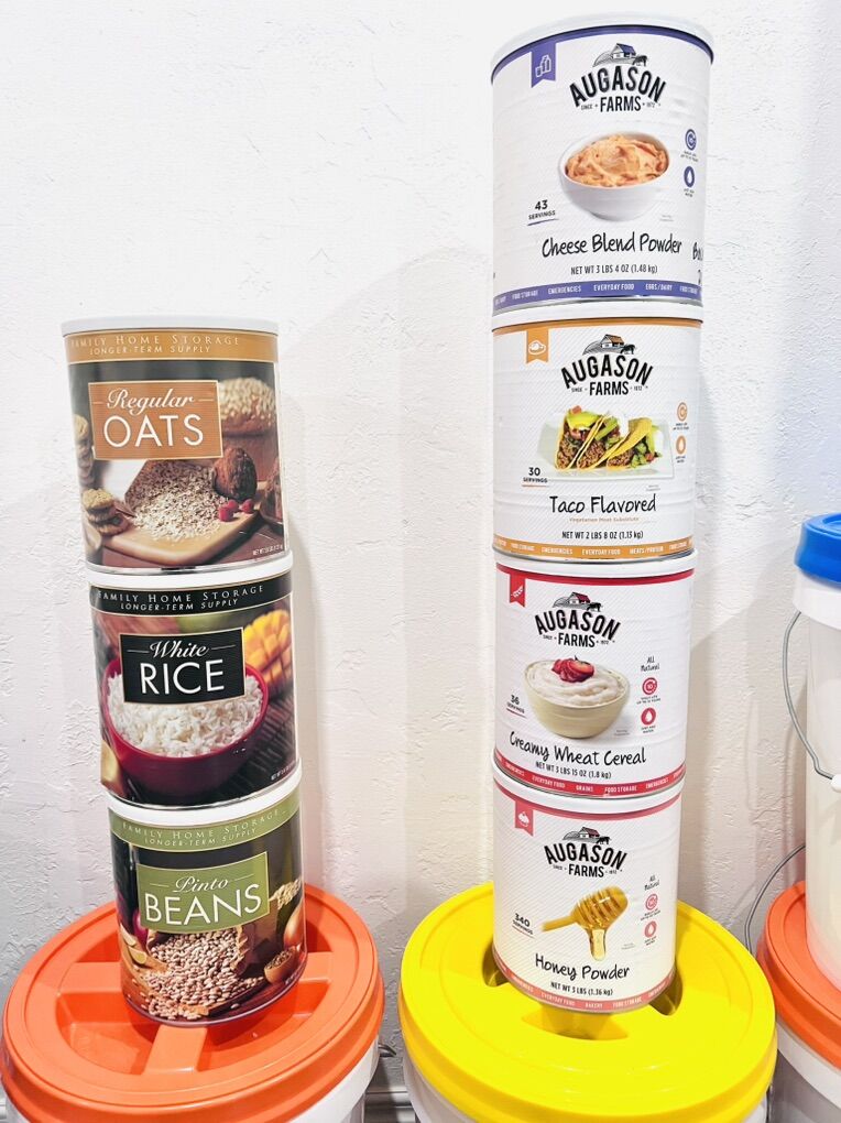 Family And Home Storage Food Supply