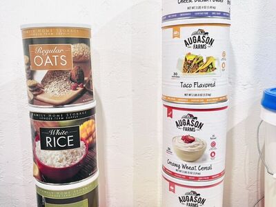 Family And Home Storage Food Supply