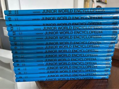 Vintage 1971 Harver Junior World Encyclopedia FULL SET