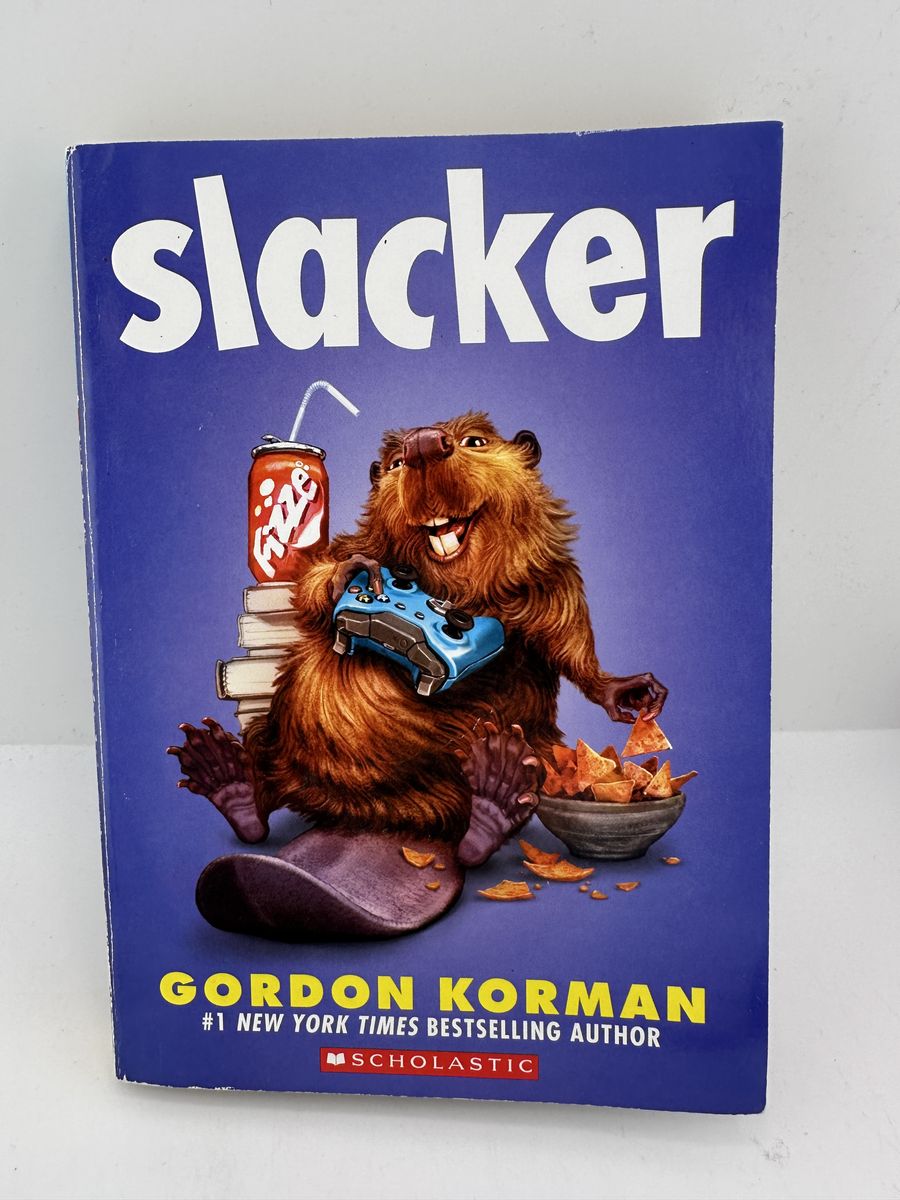 Slacker by Gordon Korman 2017 Paperback Scholastic Youth Fiction Book