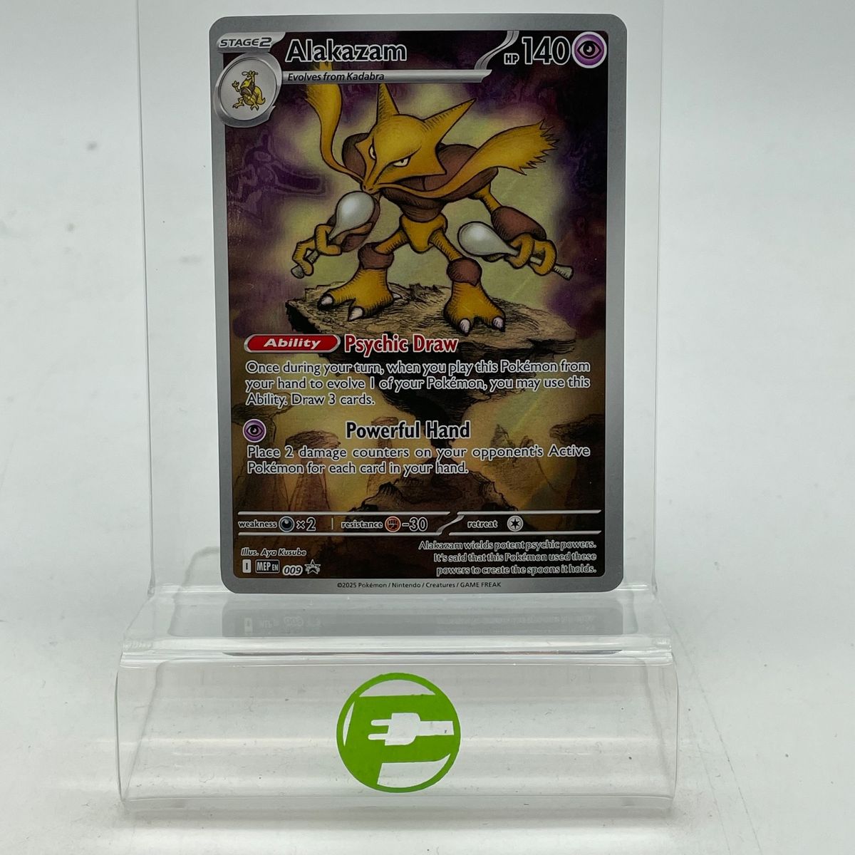 Pokémon TCG Mega Evolution Promo Alakazam 009 English