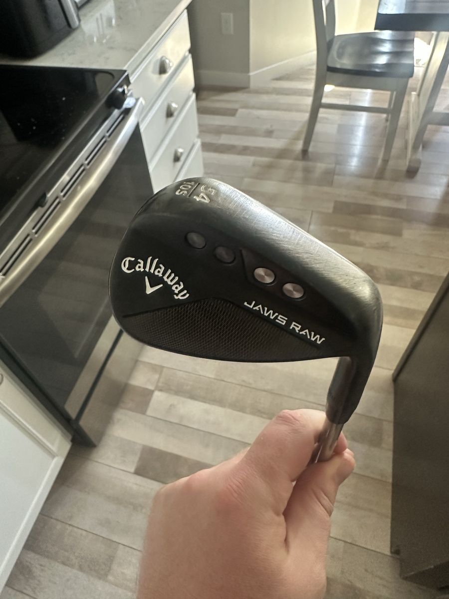 Callaway Jaws Raw 54 Degree Wedge (10S Grind) Black Finish