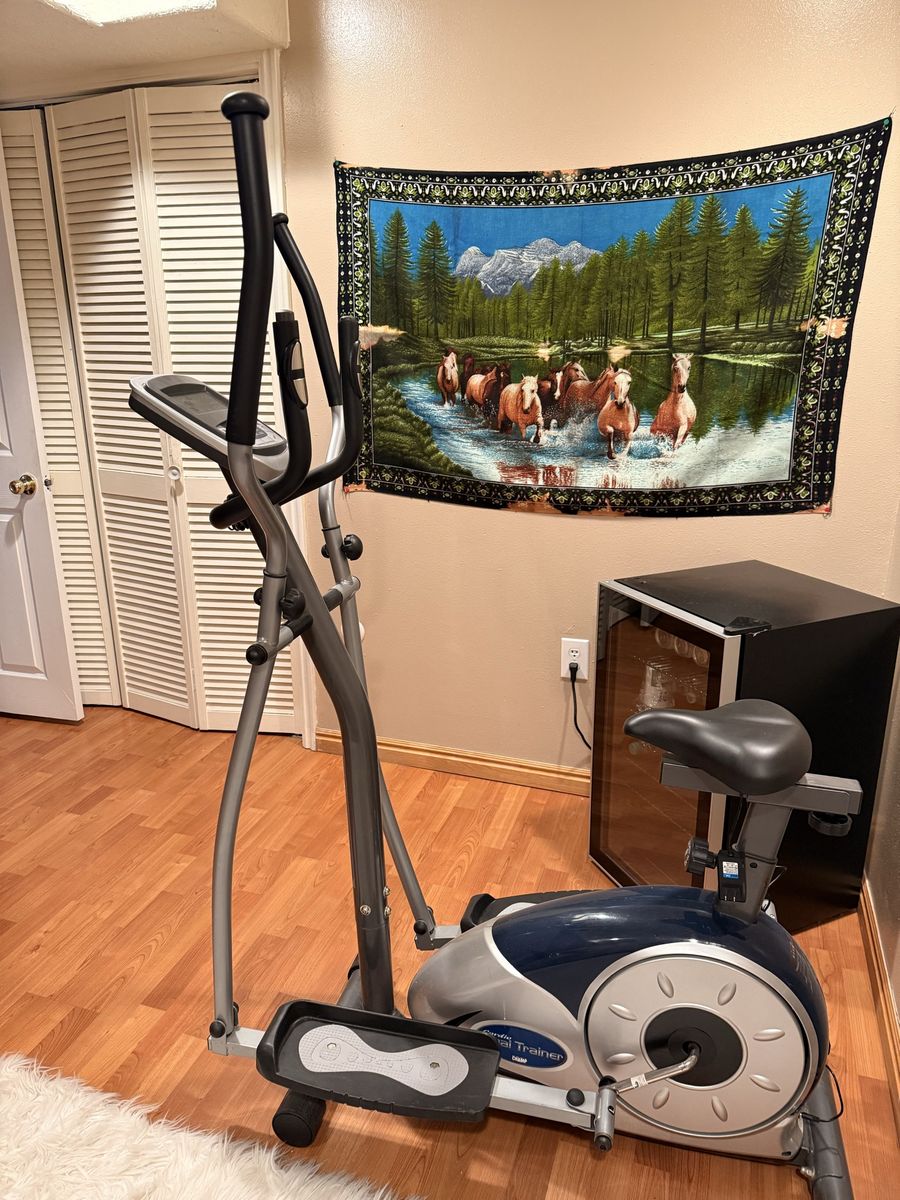 Unbranded Elliptical Trainer Exercise Bike Combo - Good Condition