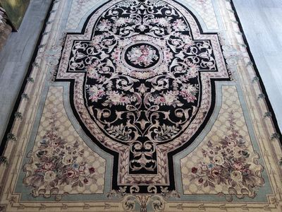 6x9 New Savonnerie Style Handknotted Wool Rug